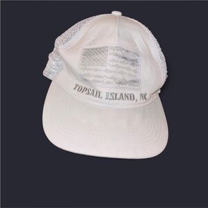 White Topsail Island Cap